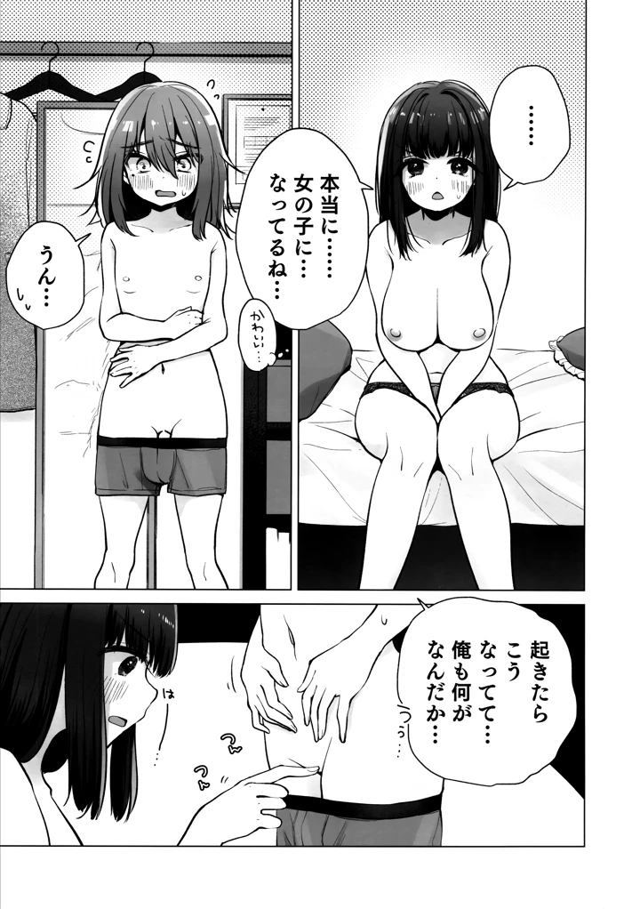 (ひつじだ)TS俺。彼女にた〜っぷり愛される話-マンガ2