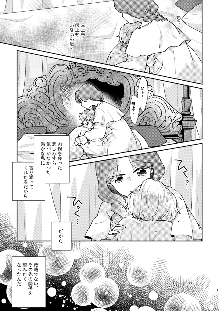 (グズノロ。)少年王と年上王妃 past days-マンガ8