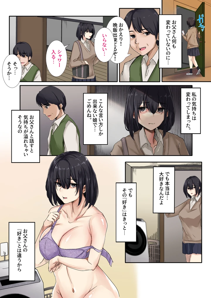 (KANIKORO)お父さんとセックスしたらダメですか？-マンガ13