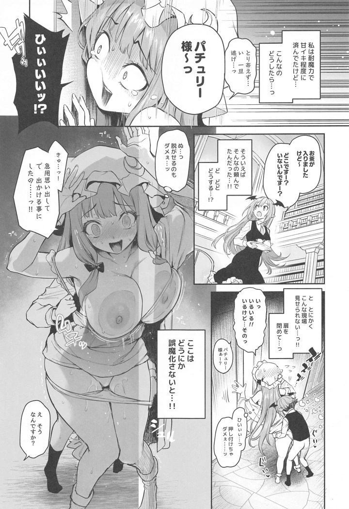 (あんみつよもぎ亭)パチュリー様と秘密の部屋-マンガ9