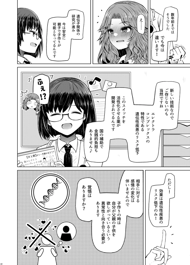 (ふらふらトキシン)遺伝性疾患のリスクが無いなら実父と子作りしてもいいよね5-マンガ10