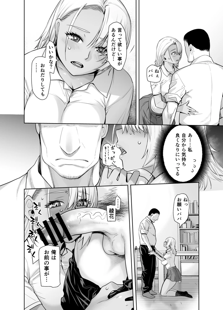 (紅茶屋)ギャル娘が父親との愛情ックス3-マンガ10