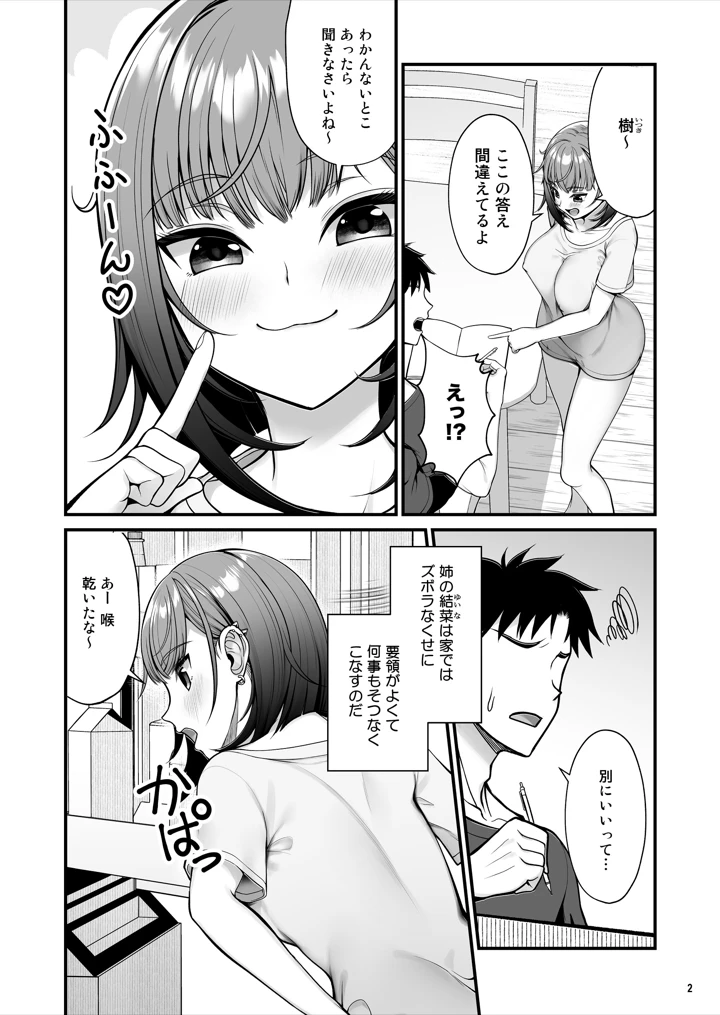 怪しいドリンクを飲んで発情した姉が淫乱すぎる(Maritozzo) 3ページ