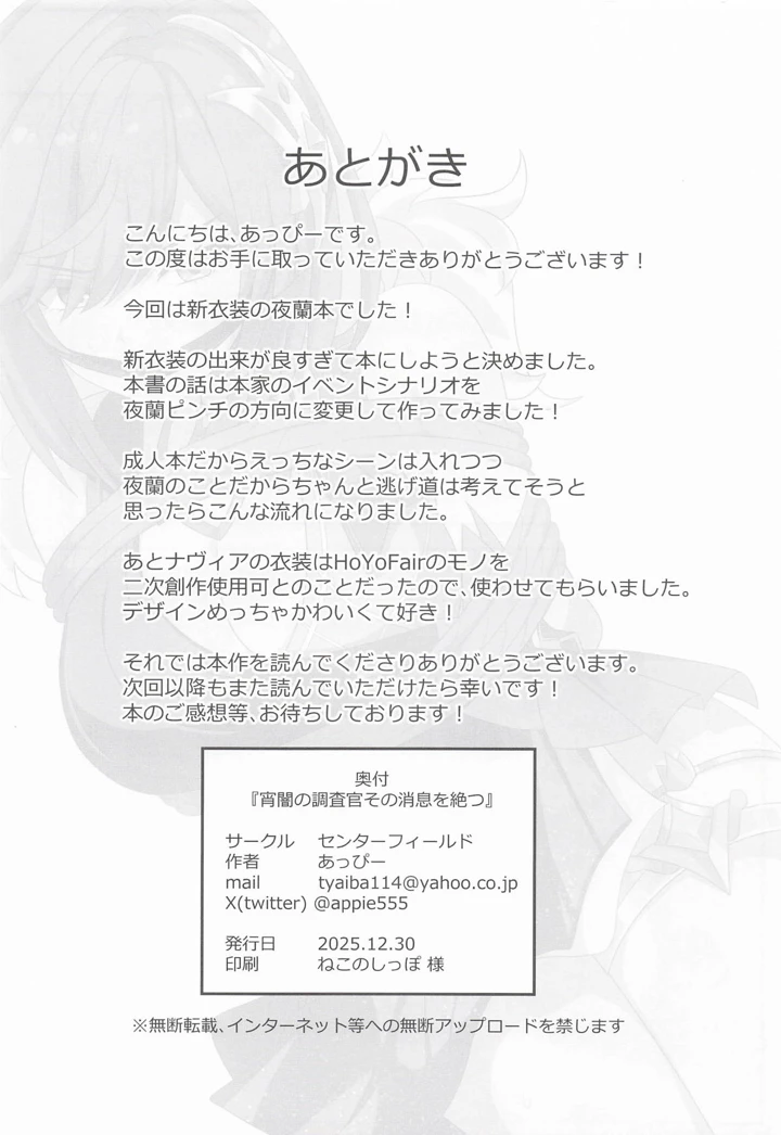 宵闇の調査官その消息を絶つ(センターフィールド) 17ページ
