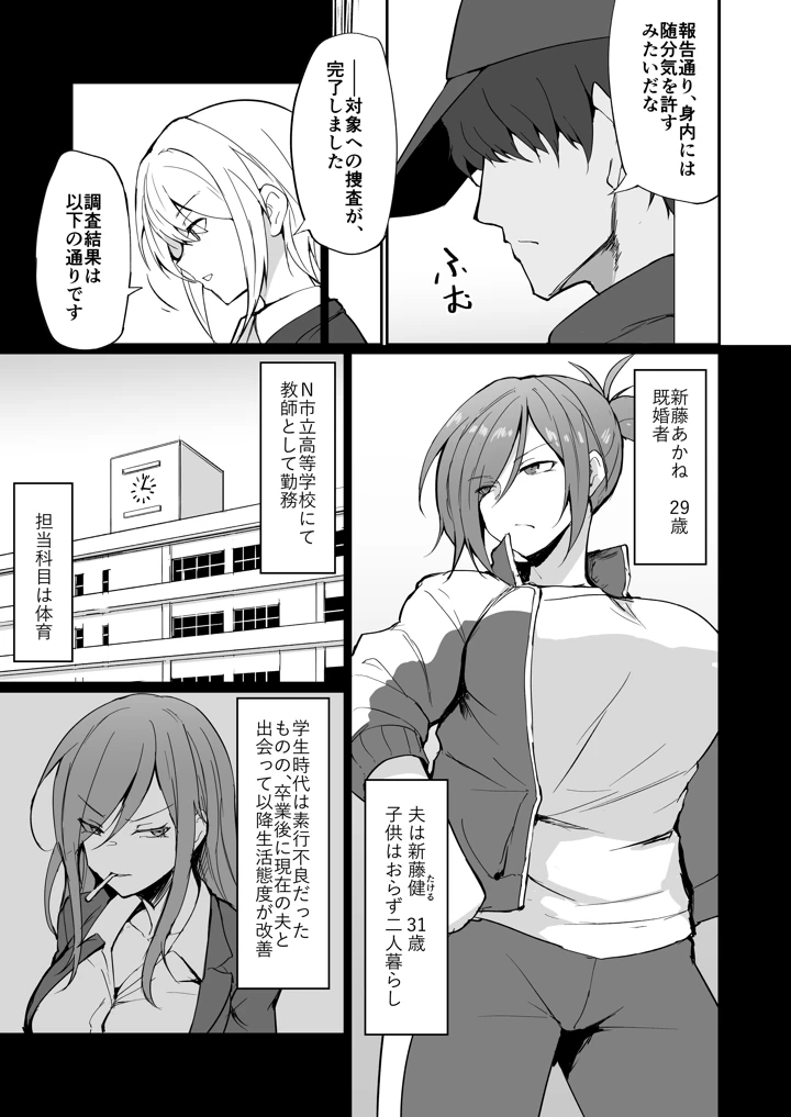 元ヤン人妻体育教師、堕ちる。(ふみはこ) 8ページ
