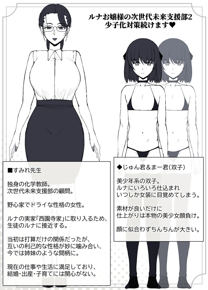 ルナお嬢様の次世代未来支援部2–少子化対策続けます–(よしよし屋) 7ページ
