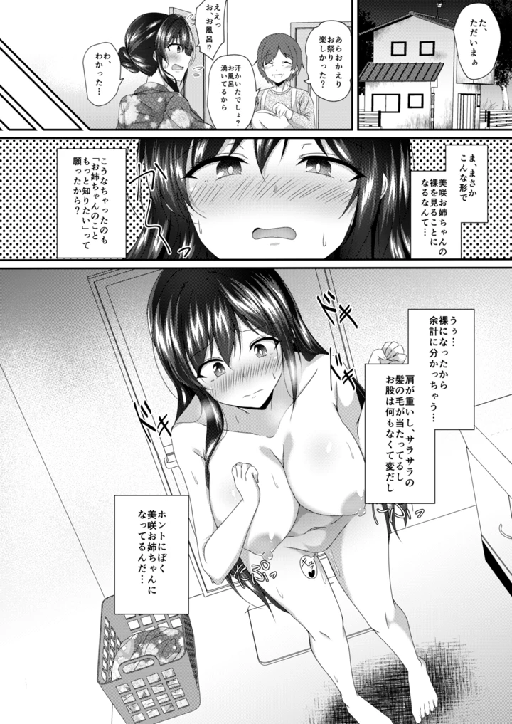 入れ替わりの夏、お姉ちゃんの身体での夏(竹とんぼ) 8ページ