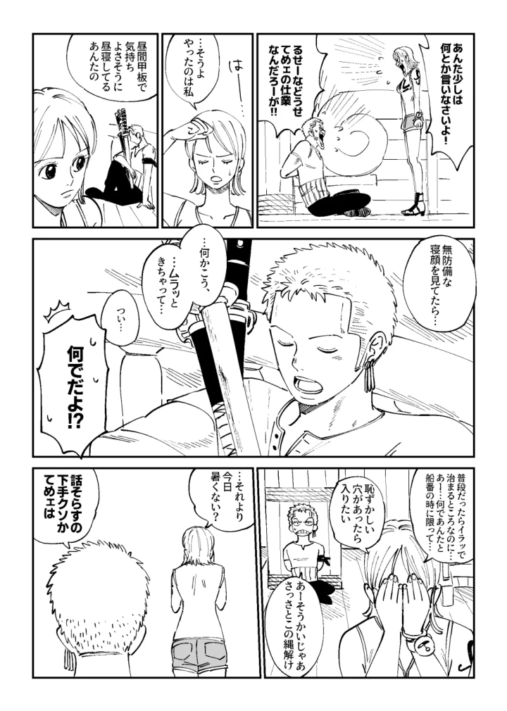 【R18】ゾロナミゾロ漫画-マンガ3