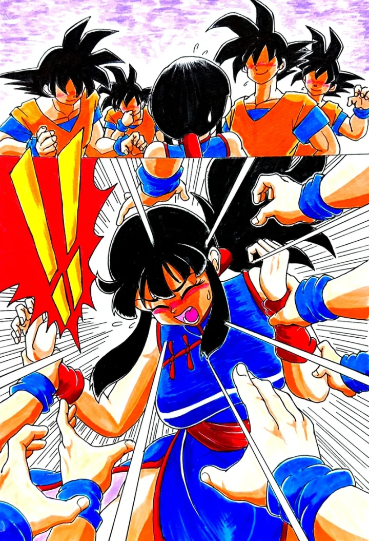 (random)Goku and chichi training(randon)-マンガ3