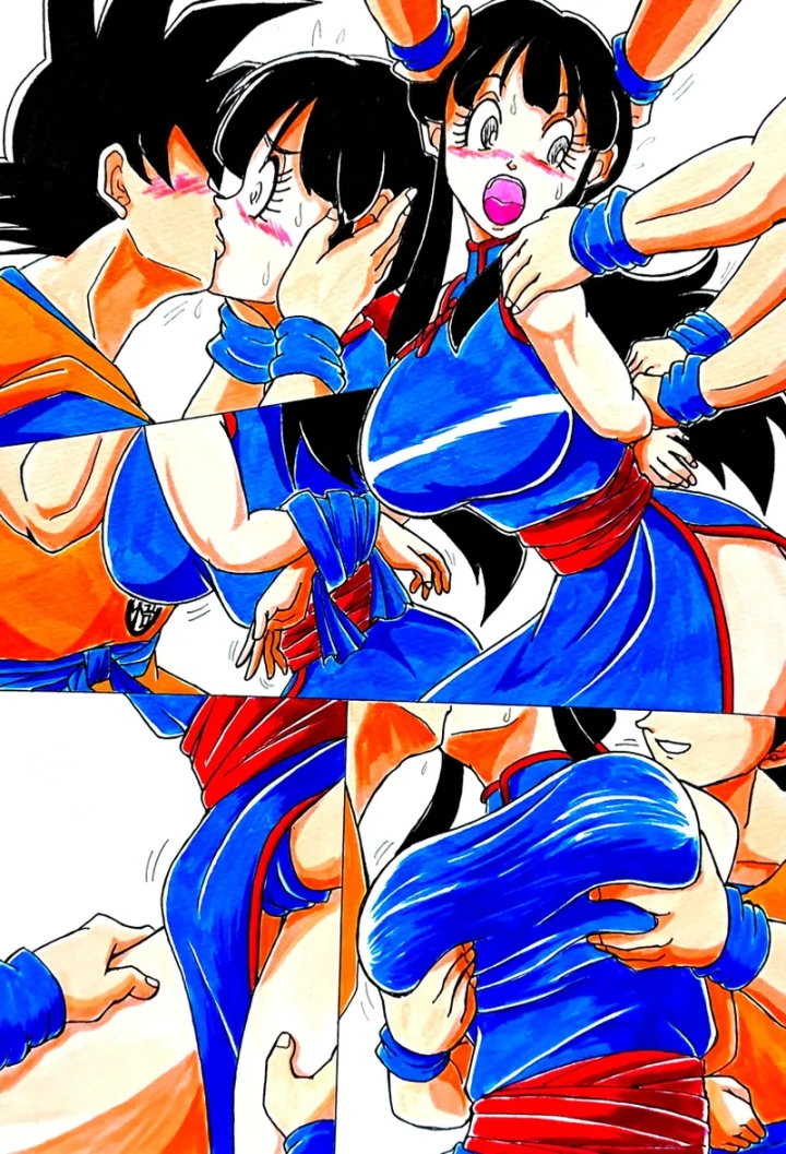 (random)Goku and chichi training(randon)-マンガ4