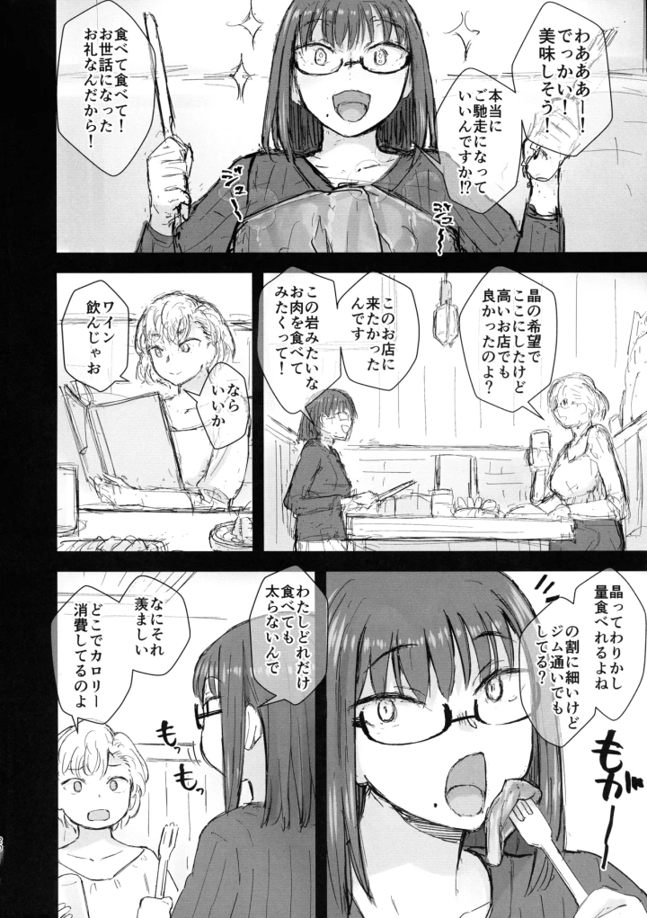 ((ふたけっと33) シリコン自重 (Condessa) )シャワーを浴びて、食事をしたら・・・自慰。-マンガ19