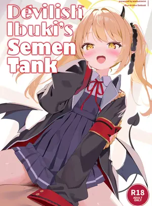 (C105) [Asatsukimint (Mintice)] Akuma na Ibuki no Seieki Tank | Devilish Ibuki’s Semen Tank (Blue Archive) [English] [head empty]