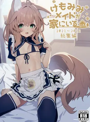 （同人誌）　［ドットエイト　（さわやか鮫肌）］　けもみみメイドが家にいる総集編1冊目　（オリジナル）　［DL版］サムネイル