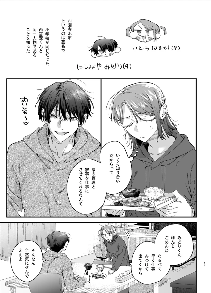 （同人誌）　［梅ねぎ大明神　（うめこっぺ）］　#崇拝型病み系アイドル翠くん　（オリジナル） 11ページ
