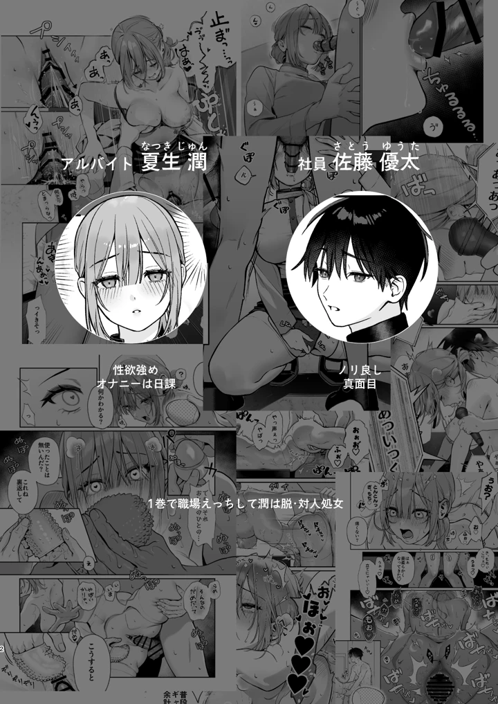 （同人誌）　［LESSER　PANTS　（劣）］　カラオケ店員の裏側2～～店内オナバレ拘束玩具えっち～　（オリジナル） 2ページ