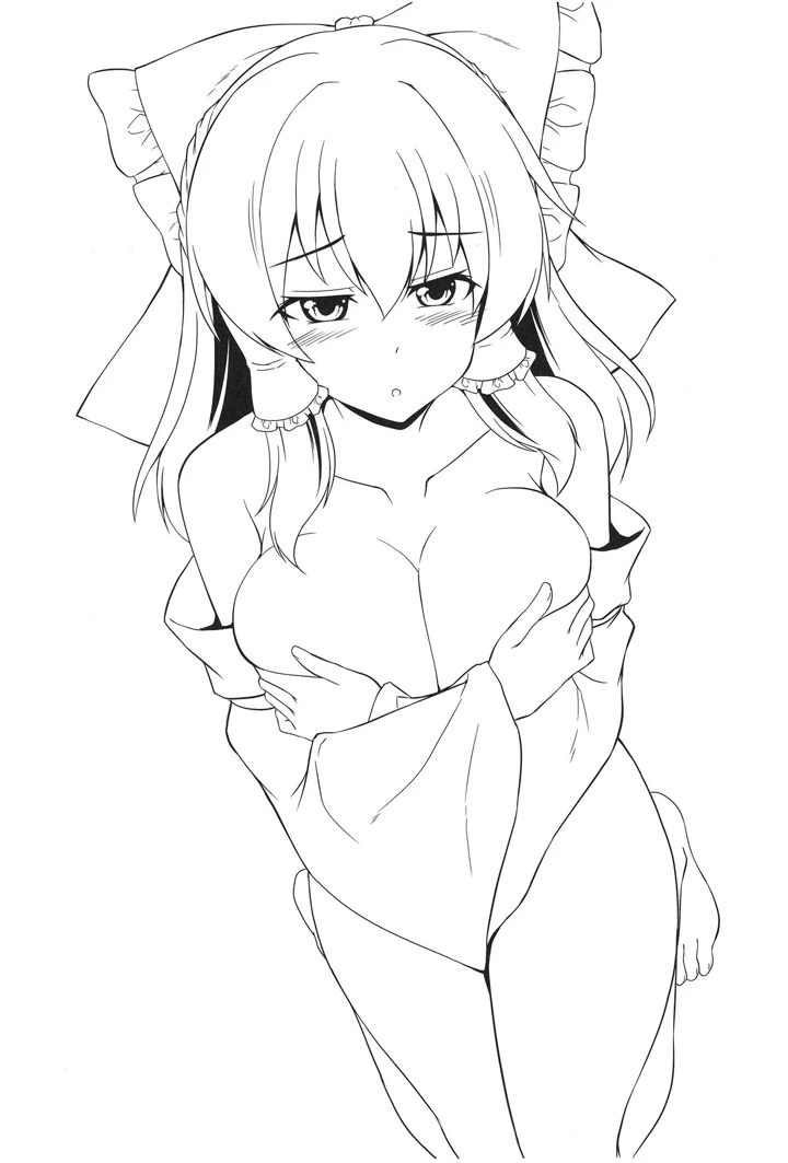 （C104）　［有言実行　（ゴンざぶろー）］　従順な霊夢さん　（東方Project）　［DL版］ 3ページ