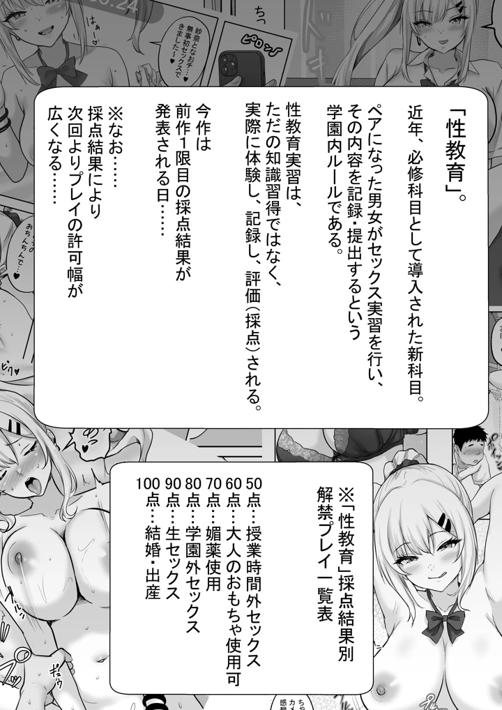 （同人誌）　［白桃亭　（rikazu）］　性教育でクラスのあの娘と…2限目　オタクとギャル、二人っきりの秘密のスキルアップセックス　（オリジナル）　［DL版］ 3ページ