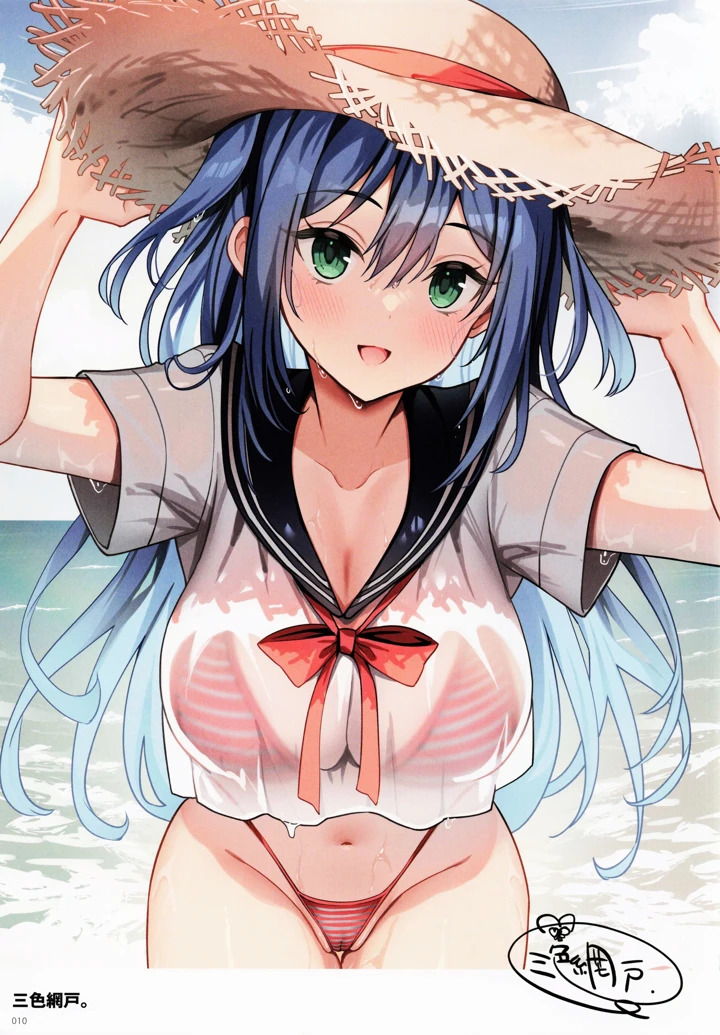 （C104）　［メロンブックス　（よろず）］　コミックマーケット104　カタログ特典　Melonbooks　Girls　Collection　-艶-　（オリジナル） 9ページ