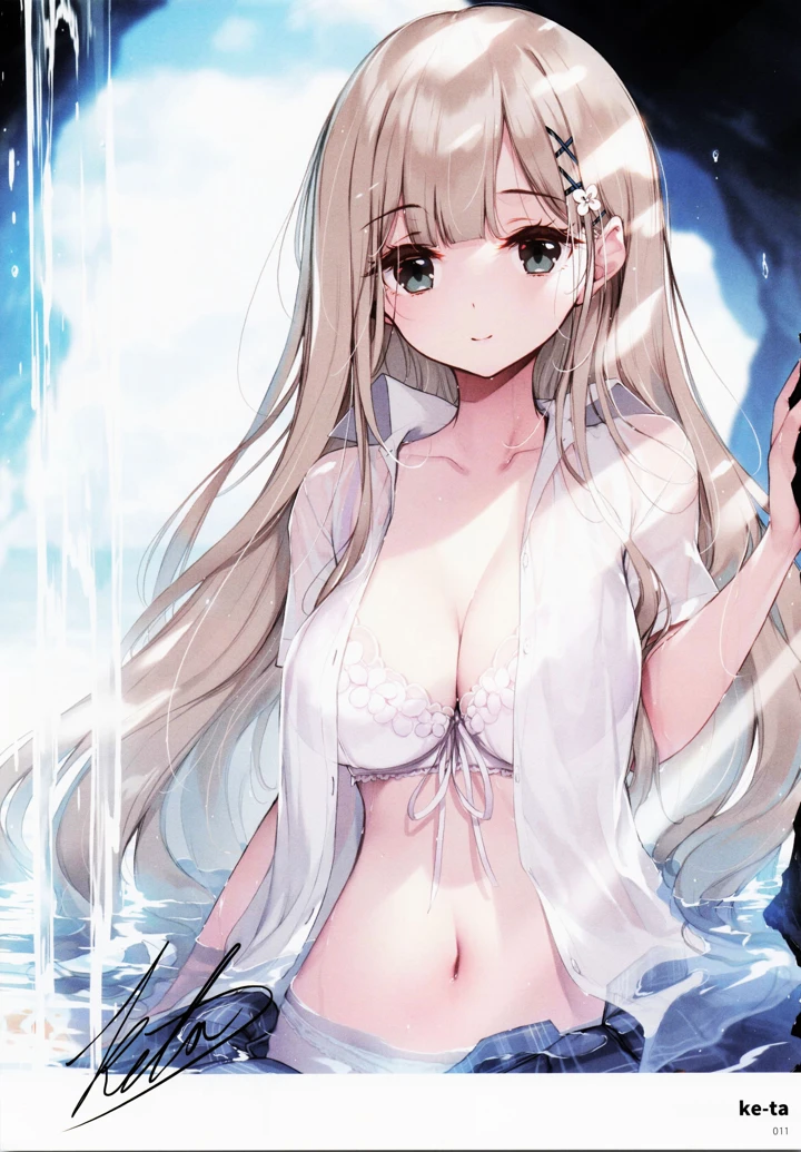 （C104）　［メロンブックス　（よろず）］　コミックマーケット104　カタログ特典　Melonbooks　Girls　Collection　-彩-　（オリジナル） 10ページ