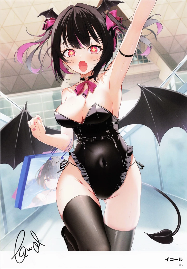 （C104）　［メロンブックス　（よろず）］　コミックマーケット104　カタログ特典　Melonbooks　Girls　Collection　-麗-　（オリジナル） 4ページ