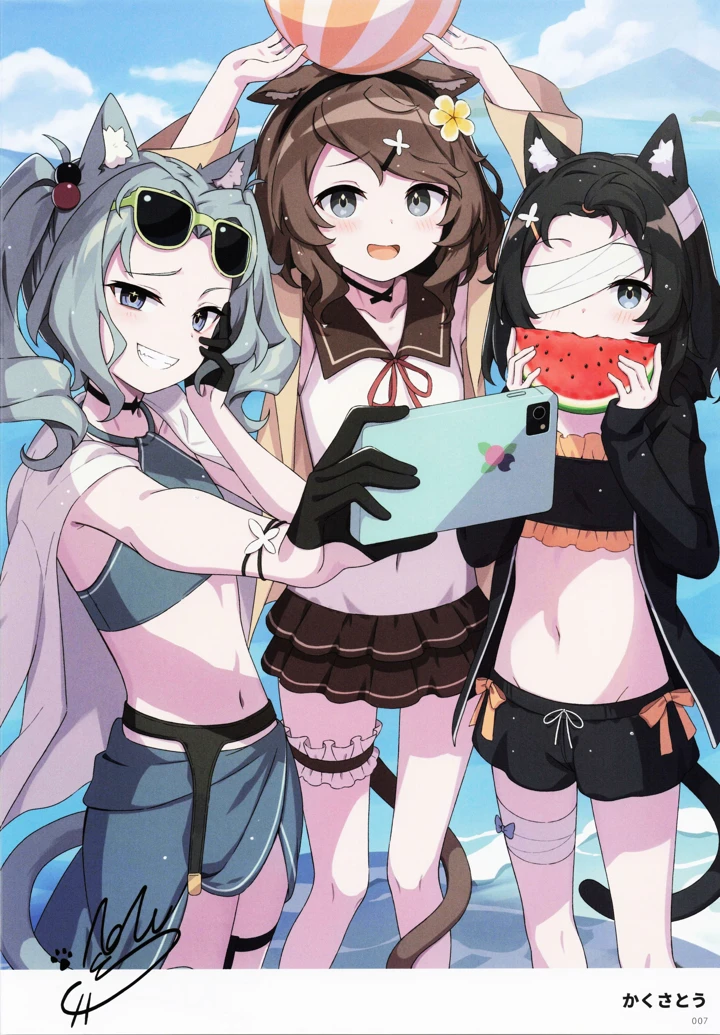 （C104）　［メロンブックス　（よろず）］　コミックマーケット104　カタログ特典　Melonbooks　Girls　Collection　-麗-　（オリジナル） 6ページ