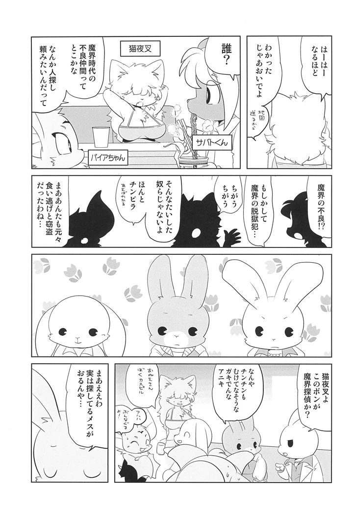 （関西けもケット11）　［十三ミュージック　（うり）］　魔界探偵サバトくん　Vol.8　（オリジナル） 21ページ