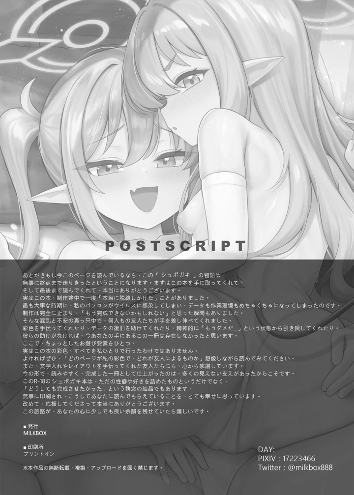 （C107）　［MILKBOX］　ダブルメロンの欲情誘惑　（ブルーアーカイブ）　［DL版］ 22ページ