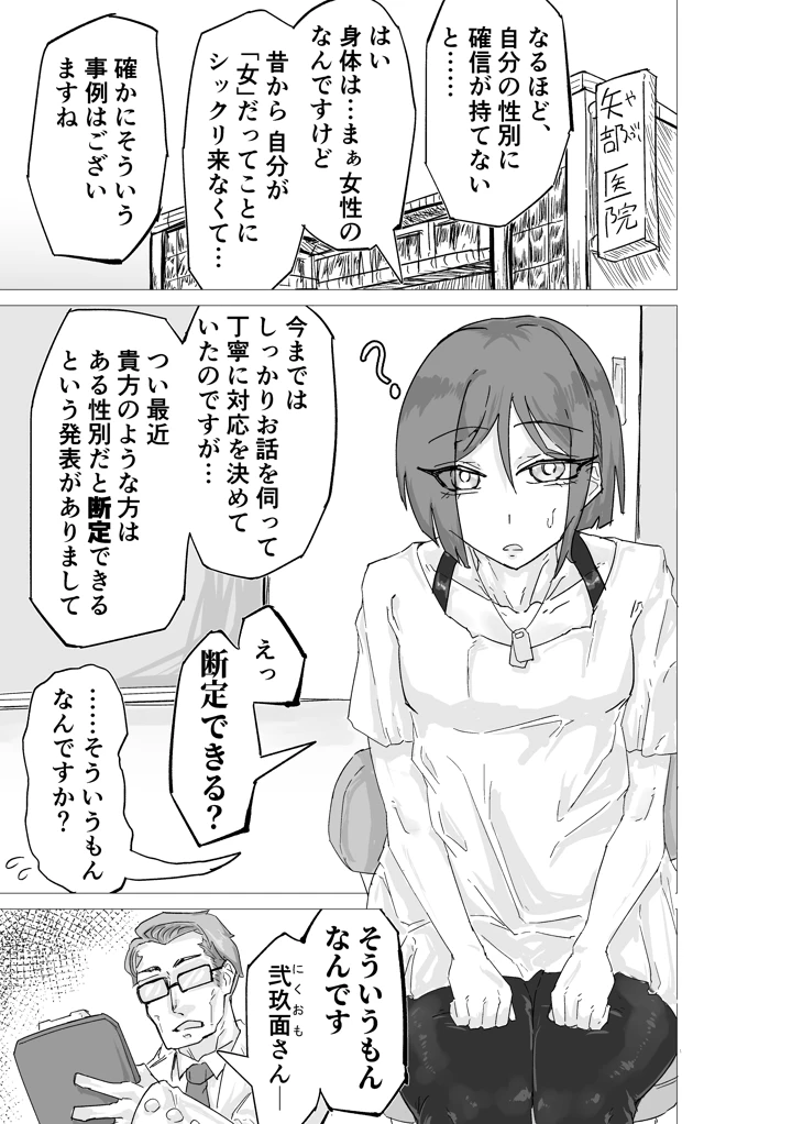 （同人誌）　［おさかな太閤］　マゾ肉化適合手術　～弐玖面　千弥は性別・肉玩具～ 3ページ