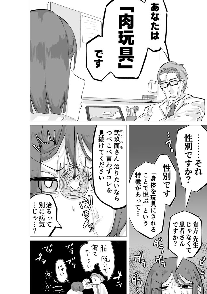 （同人誌）　［おさかな太閤］　マゾ肉化適合手術　～弐玖面　千弥は性別・肉玩具～ 4ページ