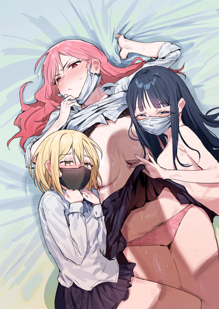 （同人誌）　［ie研究室　（ie）］　3ギャル～超巨根オタク君の中出しSEXでメロメロにされちゃうギャル3人組の話～　（オリジナル） 2ページ