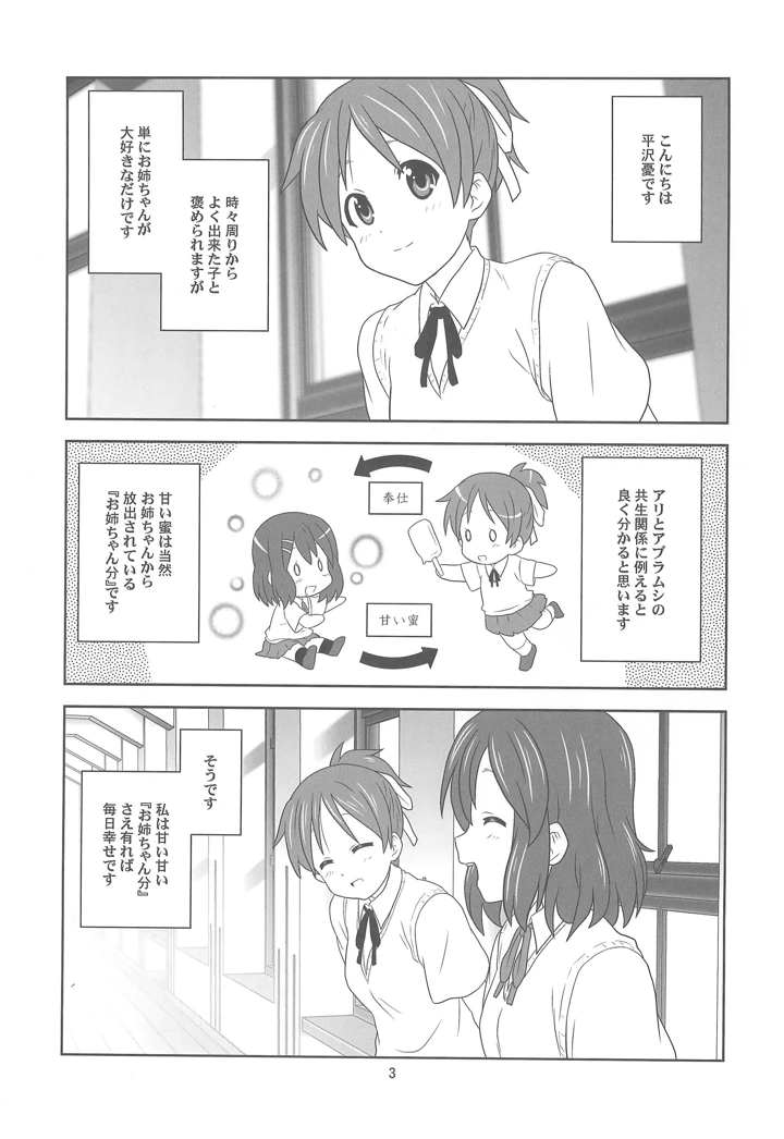 （C80）　［くれじっと　（あきかん）］　お姉ちゃん　アブナイよ？　（けいおん!）　［DL版］ 2ページ