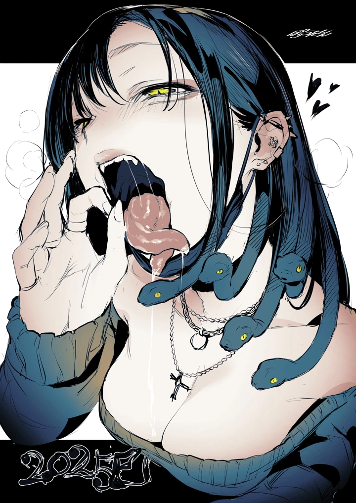 （同人誌）　［ぽりうれたん］　Xに投稿したラクガキとか自撮り　（オリジナル） 7ページ