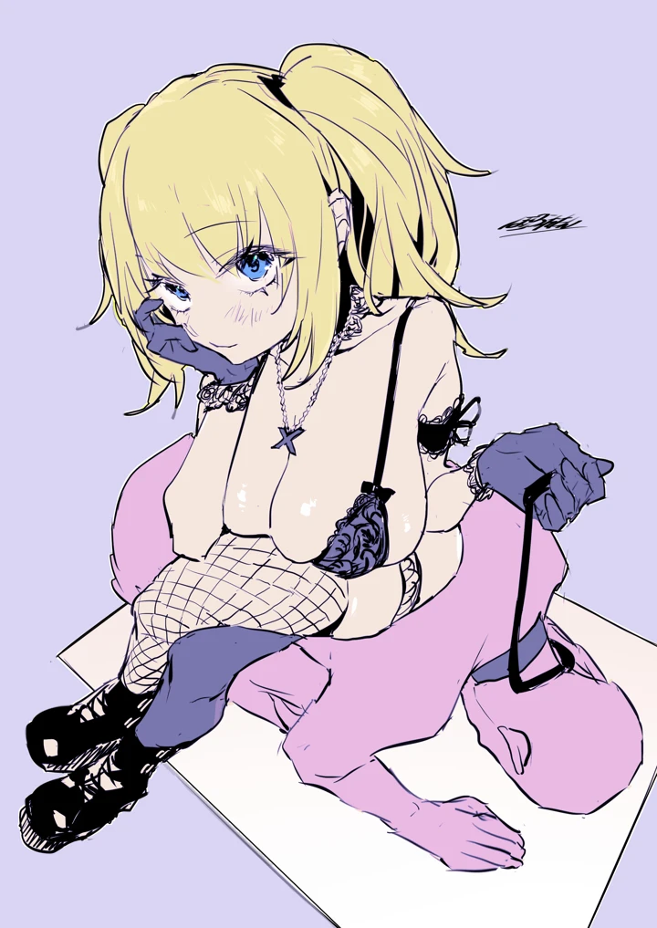 （同人誌）　［ぽりうれたん］　Xに投稿したラクガキとか自撮り　（オリジナル） 9ページ