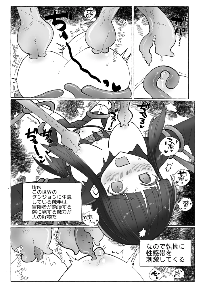 （同人誌）　［柚子味噌闇鍋堂　（柚子味噌闇鍋）］　触手に激弱勇者がダンジョンで修行する話　（オリジナル） 13ページ