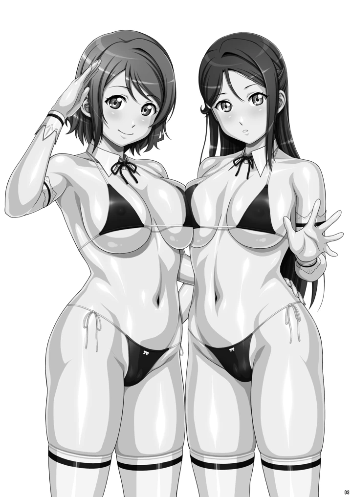 （C95）　［あっかんBi～　（柳ひろひこ）］　JKアイドルと（ry　（ラブライブ!　サンシャイン!!） 2ページ