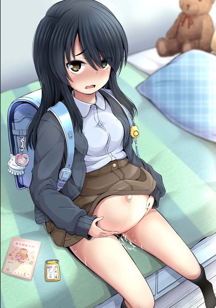 （同人誌）　［んつぁてぃむん　（遊来りん）］　小◯生で妊娠して赤ちゃん産んじゃいました　総集編　［DL版］ 4ページ