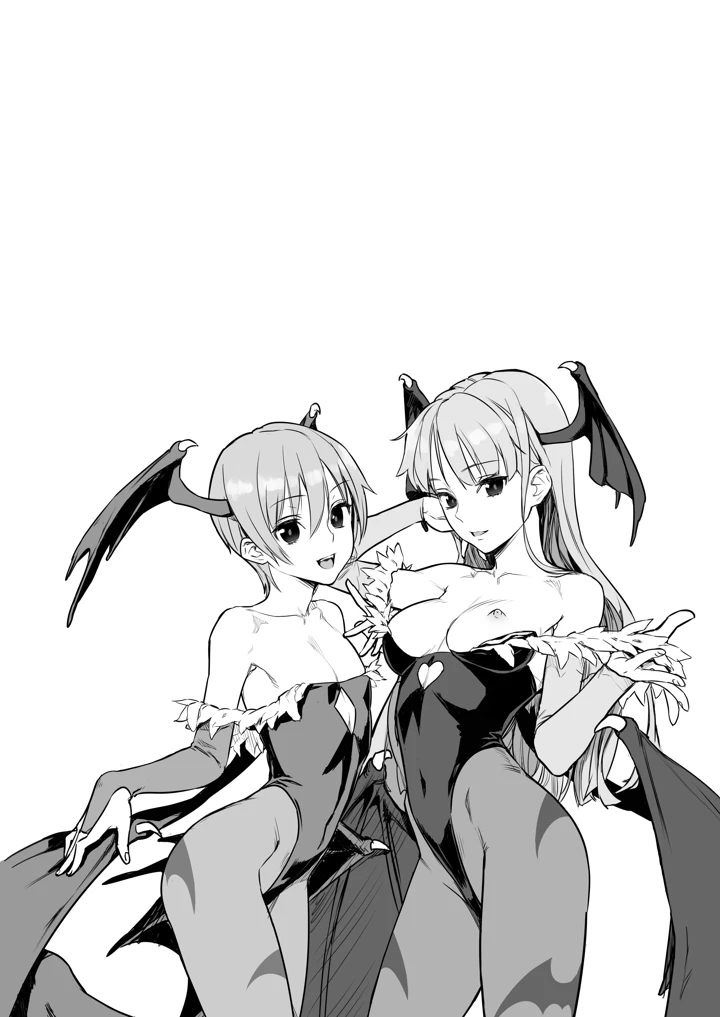 （C86）　［アジサイデンデン　（川上六角、小鳥遊レイ）］　フタナリリモリ　（ヴァンパイア）　［DL版］ 18ページ