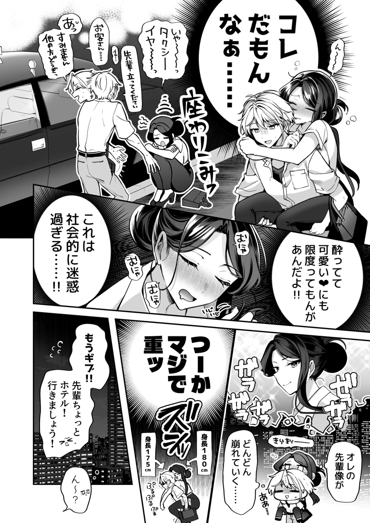 （同人誌）　［まろ茶庵　（ゆなまろ）］　酔ったカノジョがヤバすぎる!～朝まで理性ぶっとびあまとろえっち～　（オリジナル）　［DL版］ 14ページ