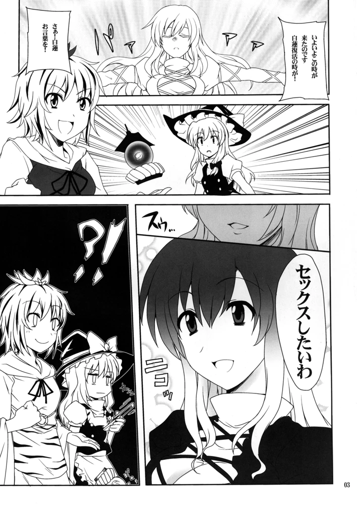 （同人誌）　［True　RIDE　（真実）］　ひじりんとセックスしましょ　（東方Project）　［DL版］ 3ページ