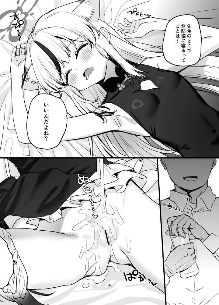 （C108）　［すばちきゅ!　（すばち）］　いちゃいちゃ甘々ココナえっち　（ブルーアーカイブ）　［DL版］ 3ページ