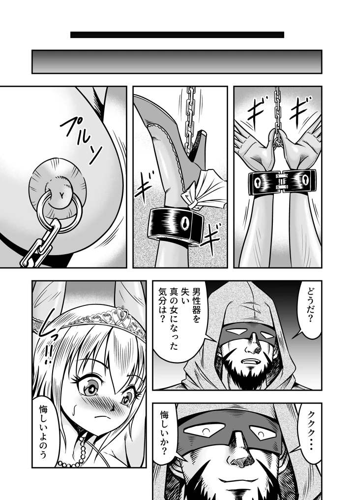 （同人誌）　［原胡来のマンガ部屋］　誑された騎士　シーメール奴隷として蹂躙されて～その後～　（オリジナル） 21ページ