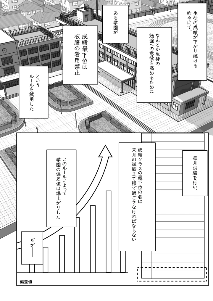 （同人誌）　［白球磨☆°］　全裸学校教育　（オリジナル）　［DL版］ 4ページ