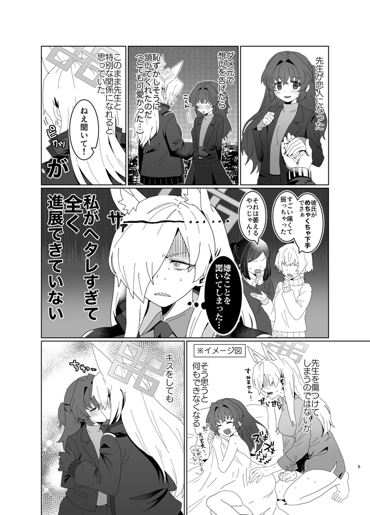 （同人誌）　［ぽむぽむあべんじゃー増刊号　（豊橋）］　先生を早く抱け!　（ブルーアーカイブ）　［DL版］ 5ページ