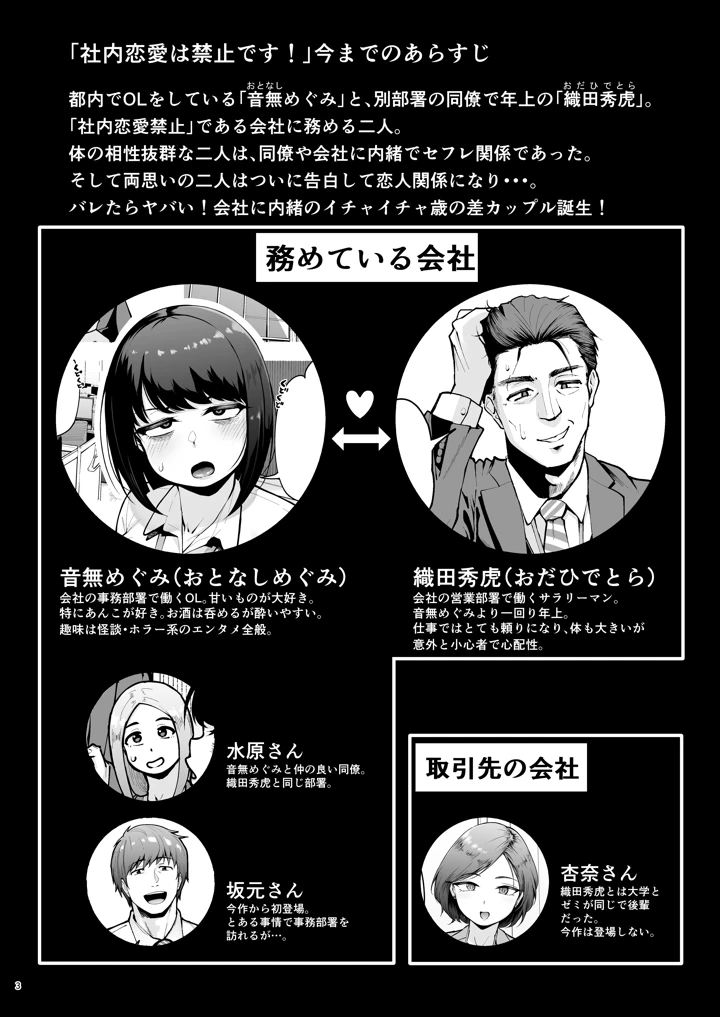 （C108）　［しっとりボウズ］　社内恋愛は禁止です!3　（オリジナル）　［DL版］ 2ページ