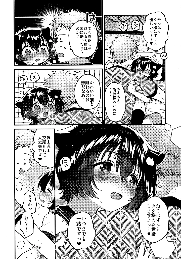 （同人誌）　（C106）　［squeezecandyheaven　（いちはや）］　恩返し交尾に来たねこです 17ページ