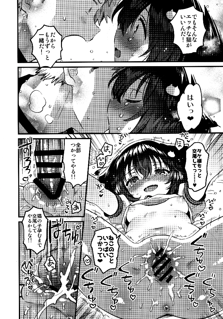 （同人誌）　（C106）　［squeezecandyheaven　（いちはや）］　恩返し交尾に来たねこです 19ページ
