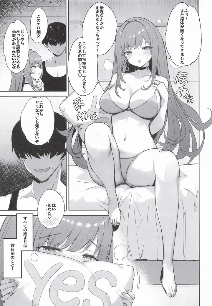 （C108）　［蒼き星　（全白）］　ラピの秘め事　（勝利の女神：NIKKE） 6ページ