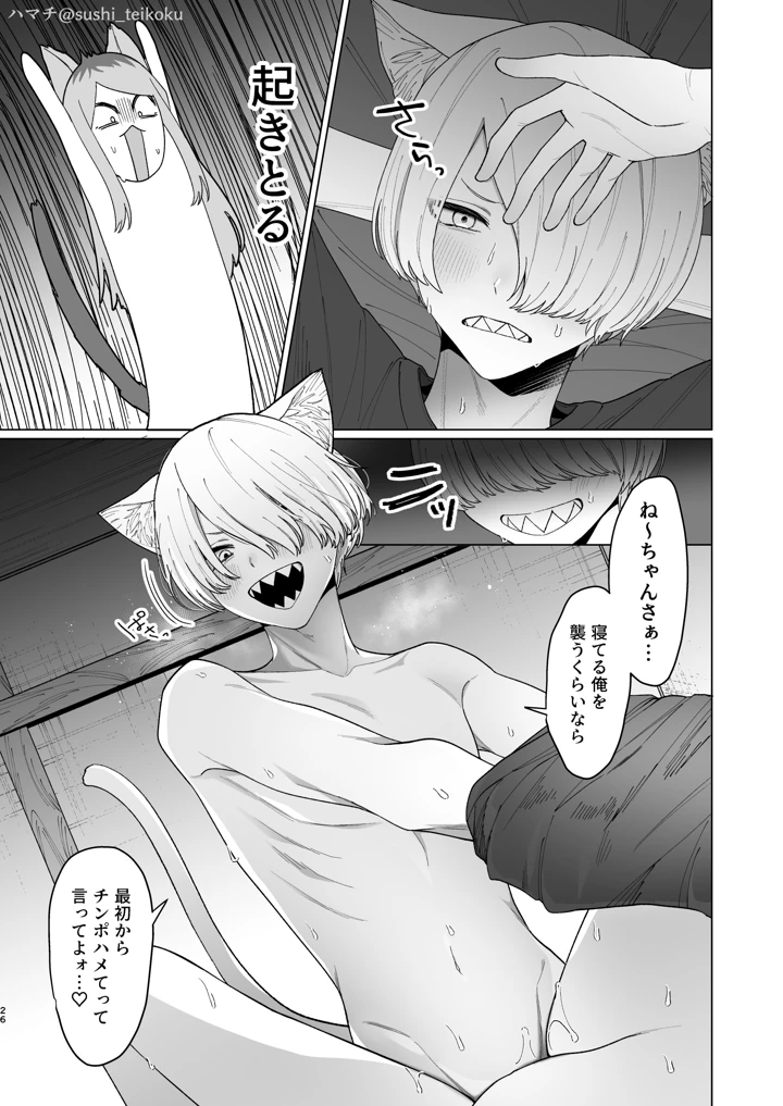 （C104）　［お寿司帝国　（ハマチ）］　ヤメとき!西姉弟　（ヤニねこ）　［DL版］ 8ページ