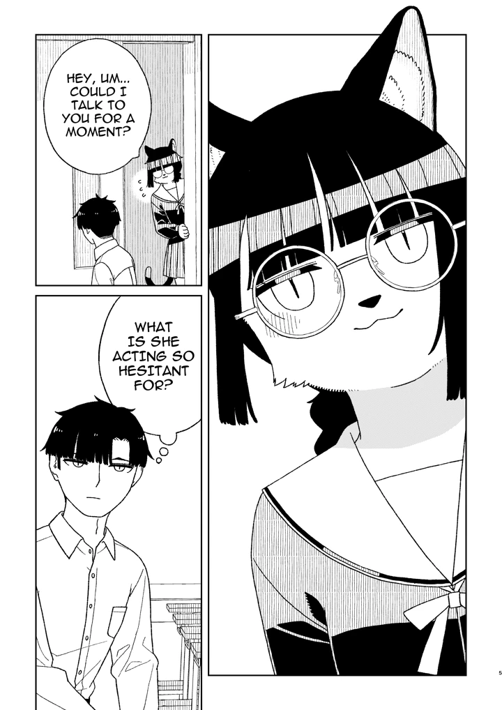 ［Osanpo　Milk　（Mutsuna　Yajiro）］　Neko　no　Te　o　Karitai　［English］　［QuickAndDirty］ 5ページ