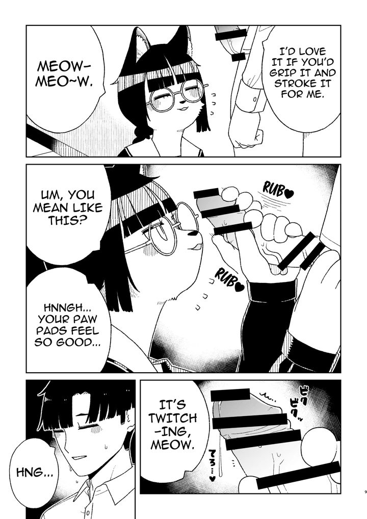 ［Osanpo　Milk　（Mutsuna　Yajiro）］　Neko　no　Te　o　Karitai　［English］　［QuickAndDirty］ 9ページ